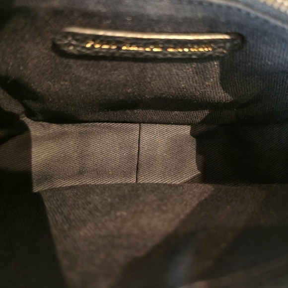 Polo Ralph Lauren Crossbody Shoulder Bag Black Pebbled Leather - Picture 8 of 9